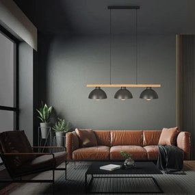 Brilo - Lampadario a sospensione con filo 3xE27/40W/230V