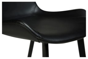 Sgabello da bar in similpelle nera Hype - DAN-FORM Denmark