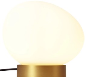 Lampada da tavolo di design in ottone con vetro opale - Sally