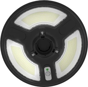 Lampada solare LED da esterno 10W 3,2V IP65 4000K con sensore e telecomando