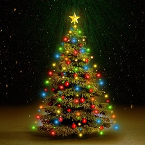 Rete di Luce per Albero di Natale 210 LED Multicolore 210 cm