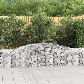 Cesti Gabbioni Ad Arco 20 Pz 400x30x60/80 Cm Ferro Zincato /