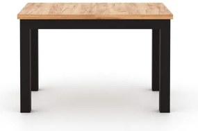 Tavolo da pranzo allungabile DOO rovere artisan/nero
