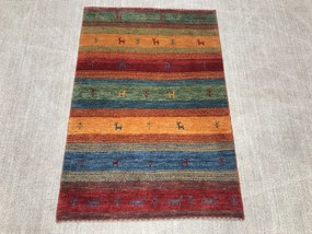 Gabbeh Tappeto 100 x 140 (Iran) Annodato A Mano