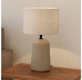 Eglo 900823 - Lampada da tavolo CAPALBIO 1xE27/40W/230V color crema