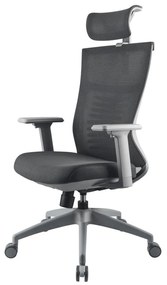 Yenkee - Sedia da ufficio nera/grigia