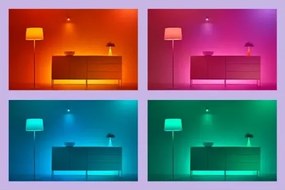 WiZ - Set da 2 lampade LED RGBIC dimmerabili GRADIENT LED/8,2W/230V 2700-6500K Wi-Fi