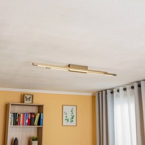 Quitani Talon plafoniera LED a 2 luci bronzo anodizzato