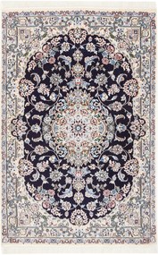 Nain Tappeto persiano 150 x 100 Blu (Iran) Annodato A Mano