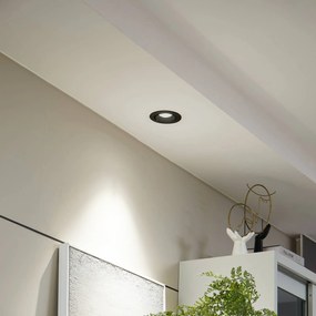 Arcchio LED downlight, nero, Ø 11 cm, 4.000K