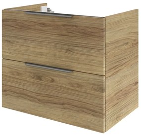 Mobile da bagno sotto lavabo SENSEA Neo lucido L 75 x H 64 x P 48 cm 2 cassetti, lavabo non incluso