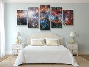 Quadri 5 pezzi – Galassia infinita