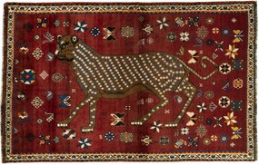 Gabbeh Tappeto persiano 120 x 190 Rosso (Iran) Annodato A Mano