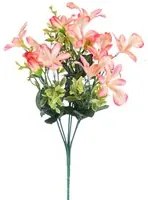 Set 8 Bouquet Artificiali Mini di Orchidee Altezza 30 cm