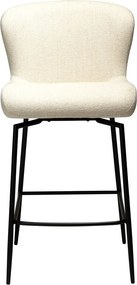 Sgabello da bar color crema imbottito (altezza della seduta 67,5 cm) Glam – DAN-FORM Denmark