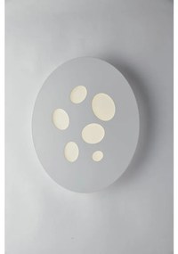 Plafoniera LED neoclassico Olena, bianco39 cm, luce naturale, 2100 lumen