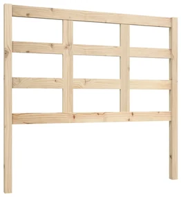 Testiera per letto 105,5x4x100 cm in legno massello di pino
