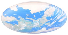 Plafoniera per bambini LED blu ø 37 cm Terra – Reality