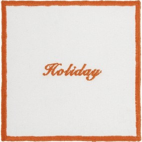 Set di 4 sottobicchieri in cotone Holiday