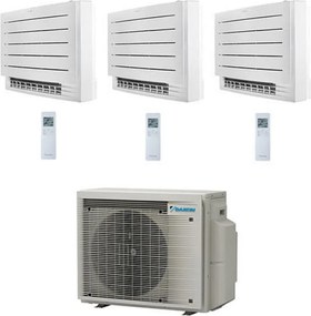 Climatizzatore GARANZIA ITALIA Daikin Serie FVXM-A Console Pavimento Perfera R32 Trial Split Inverter 9000 + 9000 + 12000 BTU con U.E. 3MXM68A9