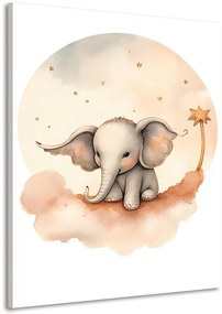 Stampa su tela – Elefantino sognante