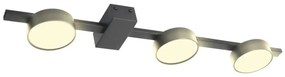 Plafoniera LED JOY 3xGX53/6W/230V nero
