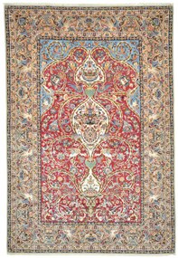 Isfahan Tappeto persiano 170x240 Rosso (Iran) Annodato A Mano