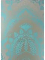 Matthew Williamson Carta da parati Azari - Turqoise/ Gold