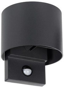 Kanlux 28995 - Lampada da parete LED per esterni con sensore REKA LED/7W/230V IP54 antracite