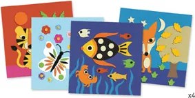 Collage di feltro - dalla natura