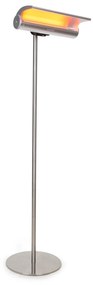 blumfeldt Heat Guard Reflex Calorifero Radiante 1800W IP55 Timer Telecomando Argento