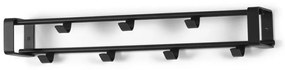 Attaccapanni da parete nero in metallo 60 cm Rex – Spinder Design