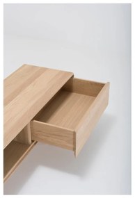 Cassettiera TV in rovere massiccio con 2 cassetti Fawn - Gazzda