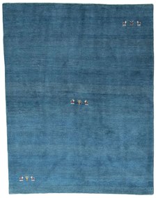 Gabbeh Tappeto 200 x 160 Blu (Iran) Annodato A Mano