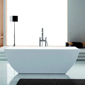 Kamalu - Vasca da bagno 150x75cm installazione freestanding in acrilico| K15A