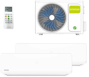 Condizionatore a muro multisplit ELUXE Amber Eluxe 9 + 9 + 12 21000 21000 BTU 7.2 KW classe raffreddamento A++ classe riscaldamento A++