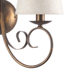 ONLI - Applique POMPEI 2xE14/6W/230V bronzo