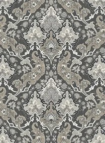 Cole & Son Carta da parati Pushkin - Charcoal/ Grey