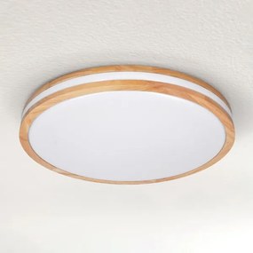 Brilagi-LED Plafoniera dimmerabile MOLINA LED/72W/230V 3000-6500K finitura rovere Ø 78 cm + telecomando