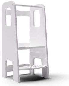 blumfeldt Ully torre di apprendimento Montessori, MDF, 40,5x86x38cm, regolabile in altezza