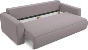 Divano lavanda allungabile/con contenitore con rivestimento in velluto 238 cm Kapua – Makamii