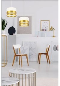 Lampadario su filo MILO 2xE27/60W/230V dorato