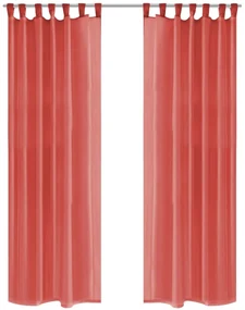 2 Pz Tende İn Voile 140x225 Cm Rosso /