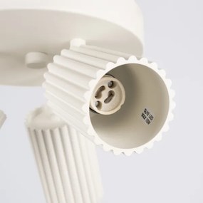 Sollux SL.1601 - Faretto KARBON 3xGU10/10W/230V color crema