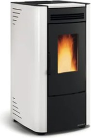 Stufa a pellet ventilata Ketty 6,5 kW Bianco - Extraflame