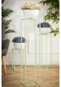 Portafiori 100x24 cm luce verde