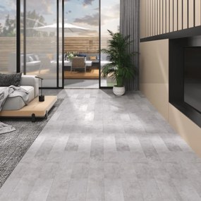 Listoni Pavimento Pvc 5,02 M² 2 Mm Autoadesivi Grigio Terra /