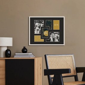 Cornice 42x52 cm Kyoto Black - Styler