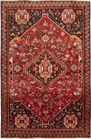 Shiraz Tappeto 240x160 Rosso (Iran) Annodato A Mano
