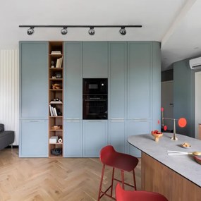 Plafoniera per sistema a binario TRACER 1xG9/8W/230V nero/fumé nero